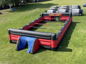 Human Table Football inflatable