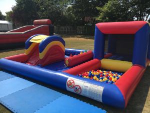 Children Inflatable Play Area Ball Pit Bouncy Castle Slide